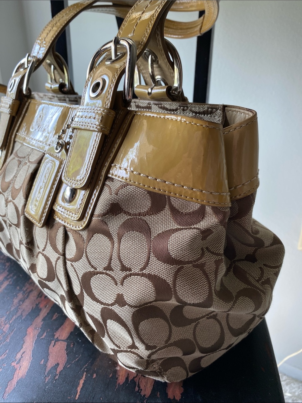 Y2K Coach Soho Signature Handbag F13742 - Picture 8 of 11